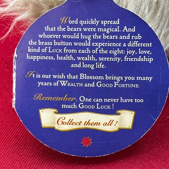 The Brass Button Bear Blossom Bear of Wealth Collection Stuffed Plush Pickford B - Picture 6 of 11